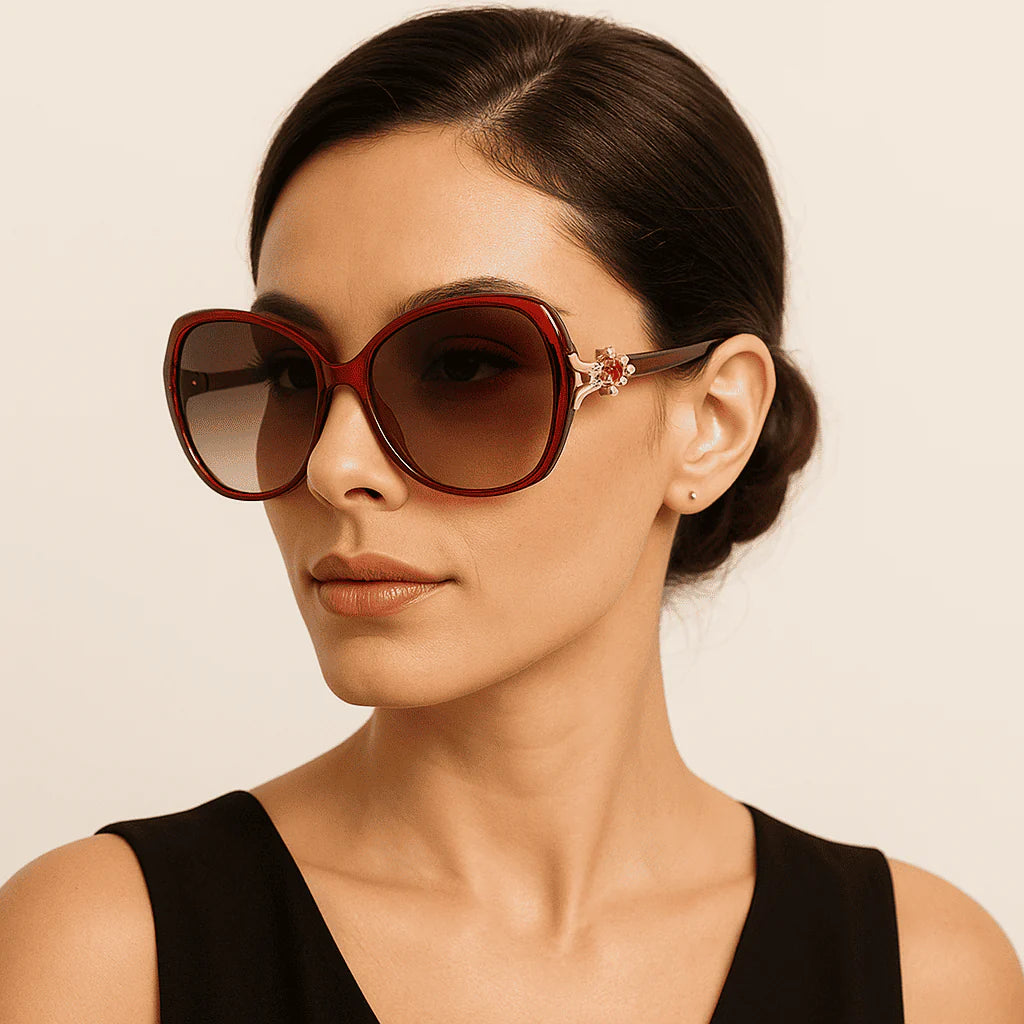 Lunettes de Soleil Féminines Polarisées de Luxe